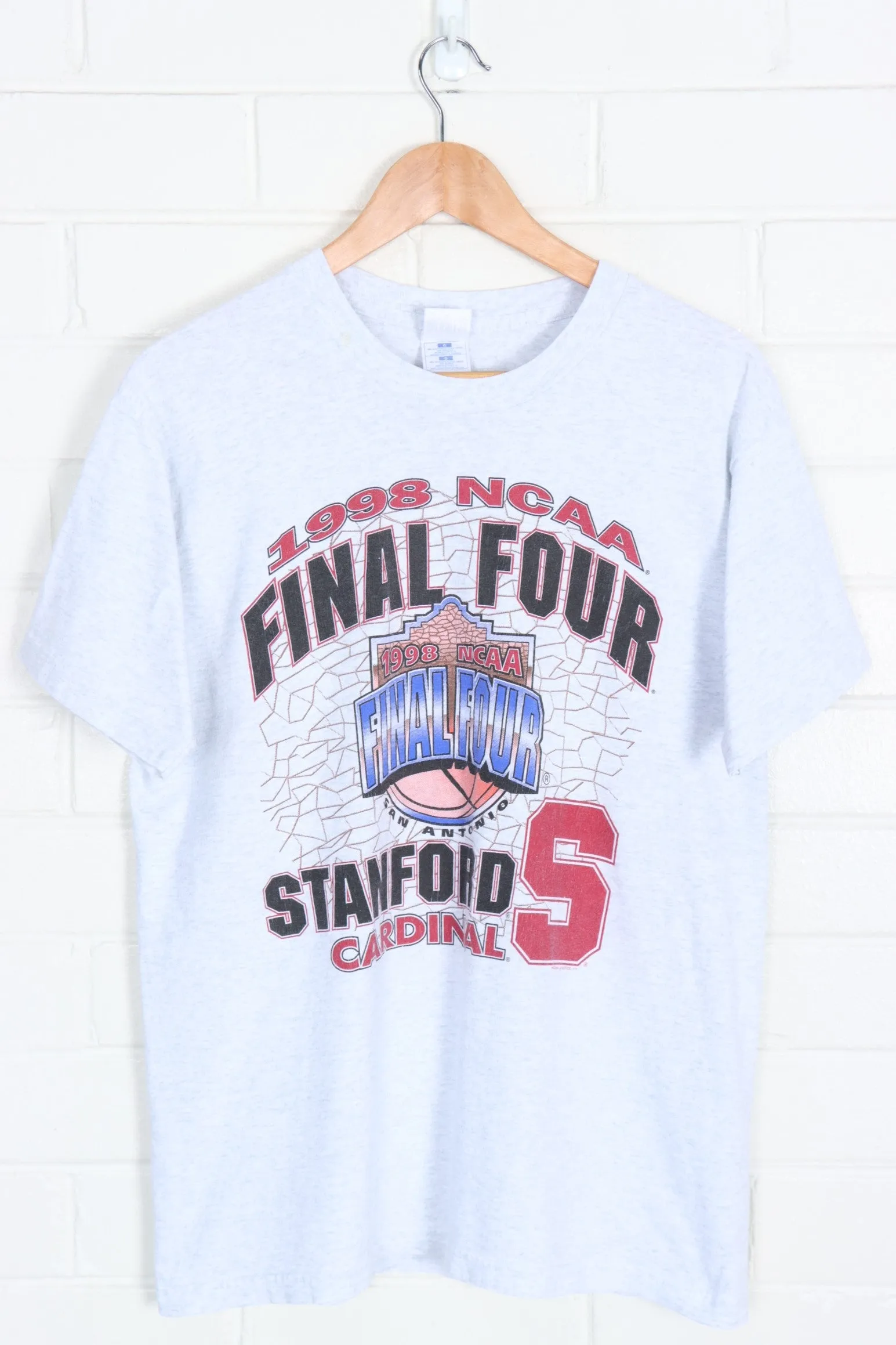 1998 NCAA Final Four Stanford Cardinal Basketball College Tee (M-L)