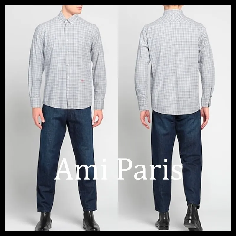 AMI PARIS  |Gingham Glen Patterns Tartan Other Plaid Patterns Unisex