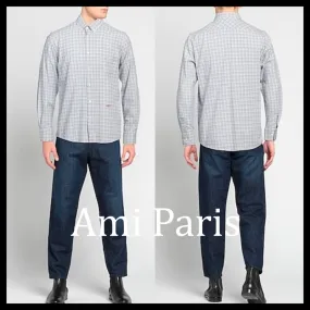 AMI PARIS  |Gingham Glen Patterns Tartan Other Plaid Patterns Unisex