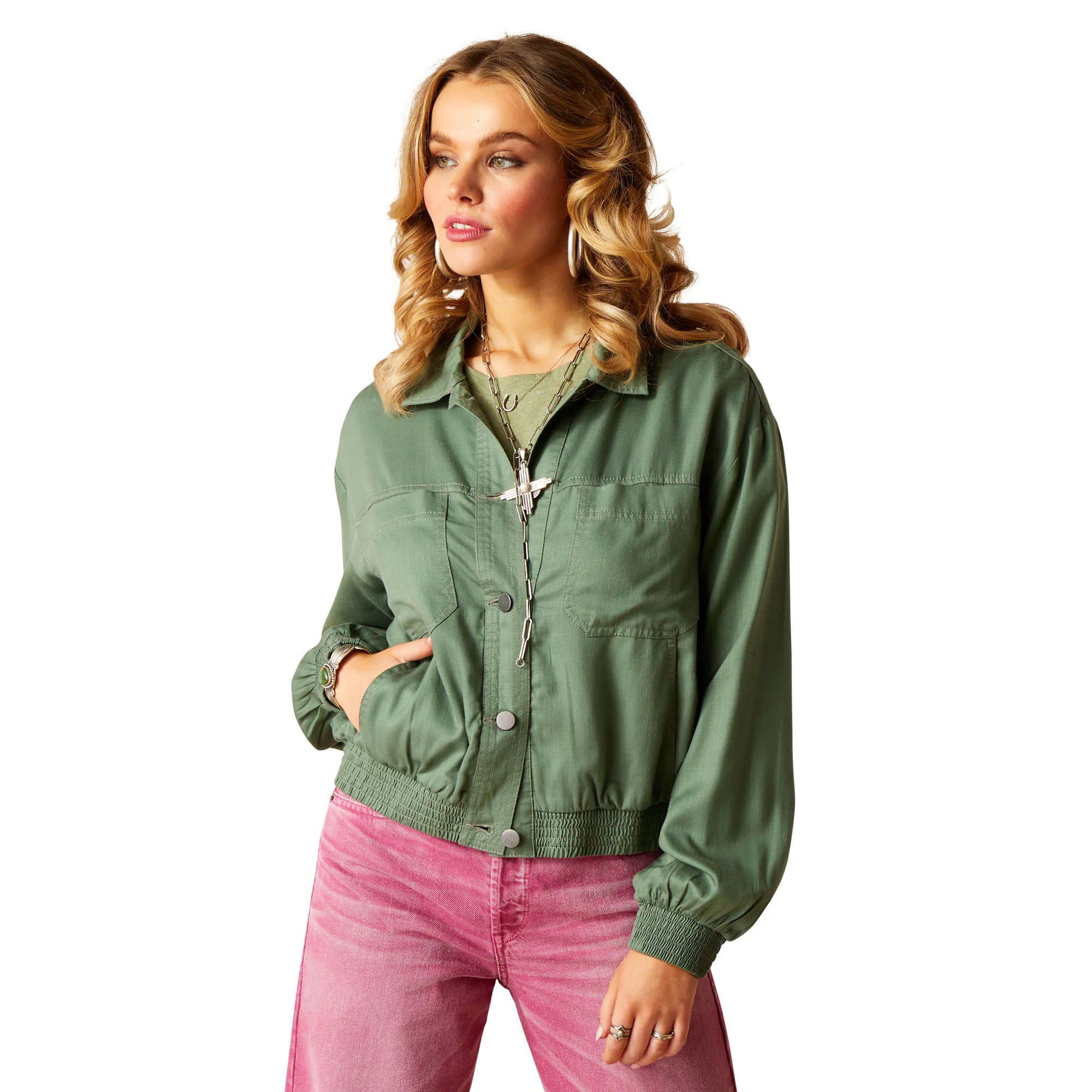 Ariat Womens Duck Green Edgerton Jacket