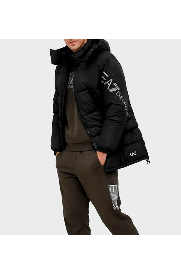 Armani EA7 Caban Winter Jacket Black