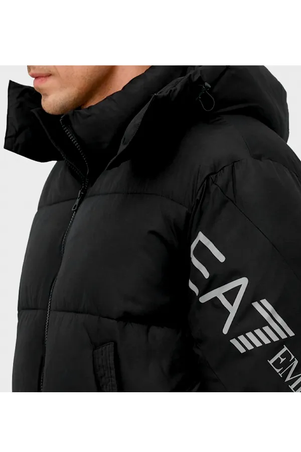 Armani EA7 Caban Winter Jacket Black