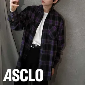 ASCLO  |Other Plaid Patterns Casual Style Unisex Street Style