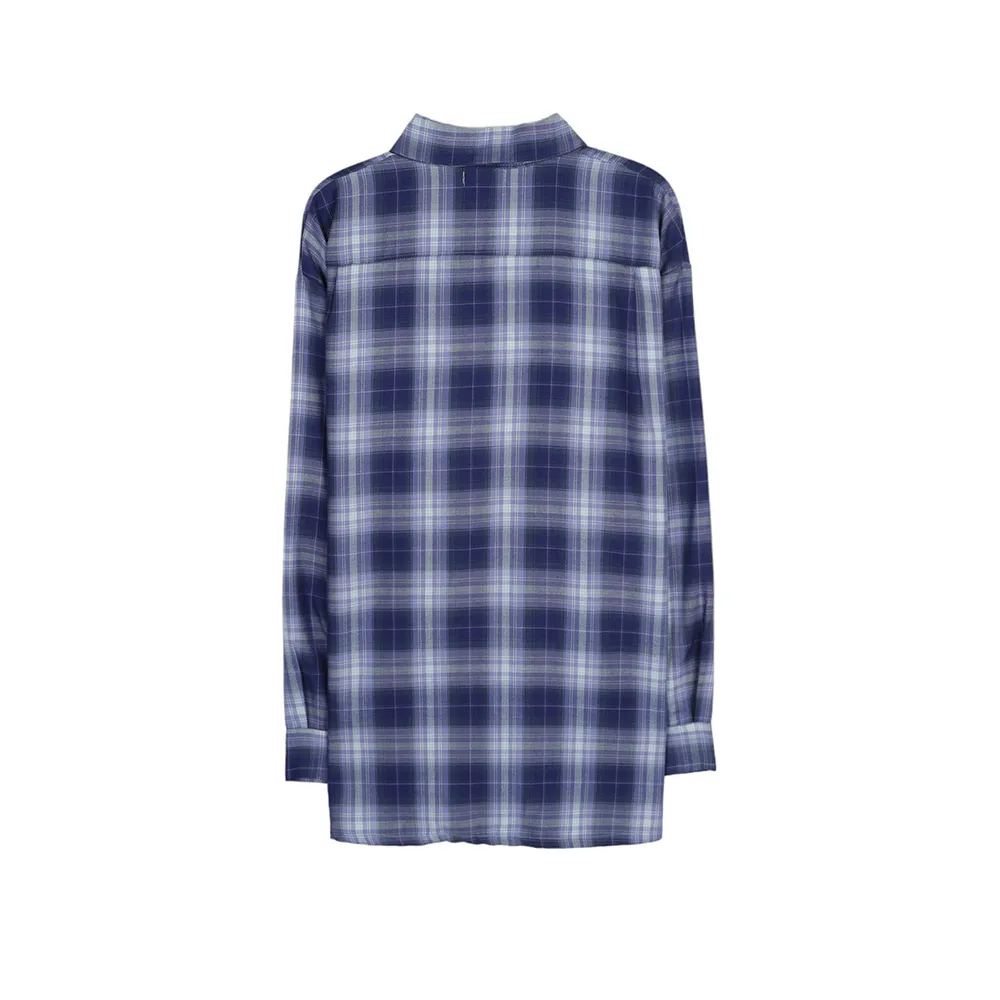 ASCLO  |Other Plaid Patterns Unisex Street Style Long Sleeves