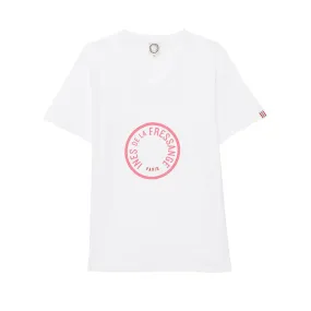 AURORE T-SHIRT Donna Whitepink