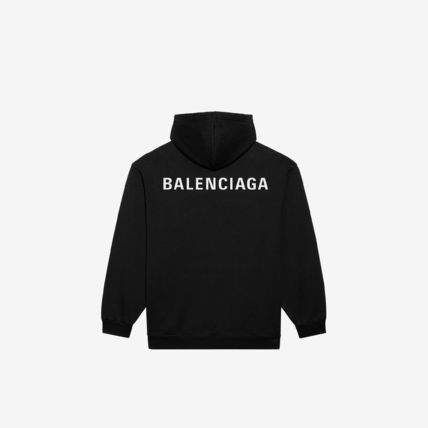 BALENCIAGA  |Balenciaga Back Hoodie Regular Fit in Black