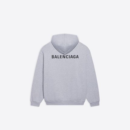 BALENCIAGA  |Balenciaga Back Hoodie Regular Fit in Black