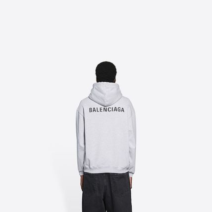 BALENCIAGA  |Balenciaga Back Hoodie Regular Fit in Black