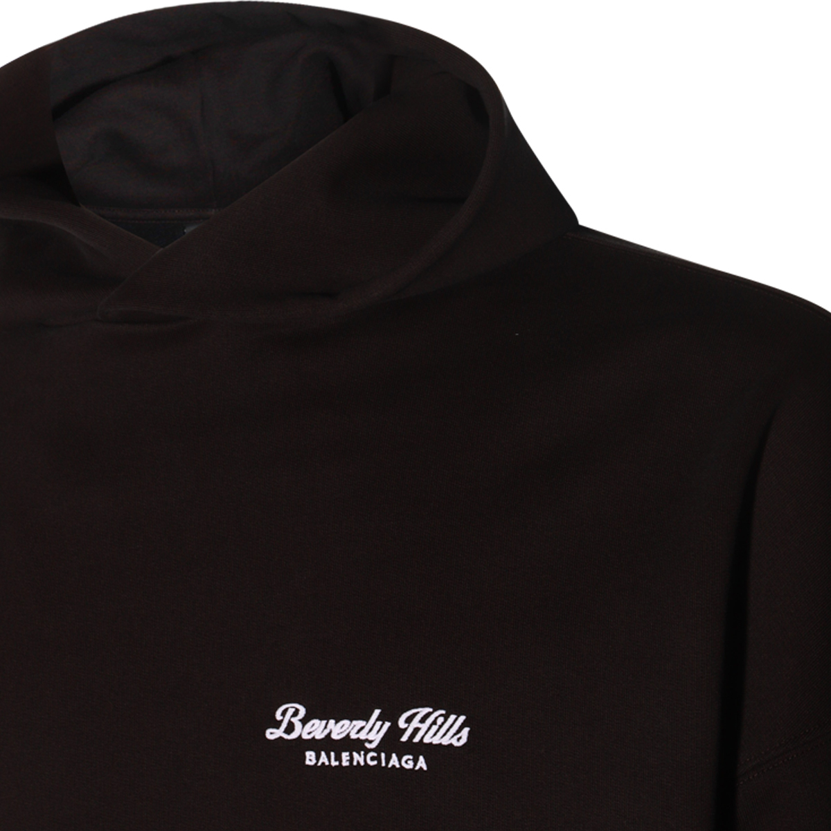 BALENCIAGA  |Beverly Hills Hoodie Oversized in Black/white