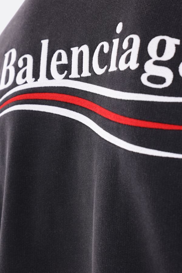 BALENCIAGA  |Political Campaign Hybrid Sweater in Black