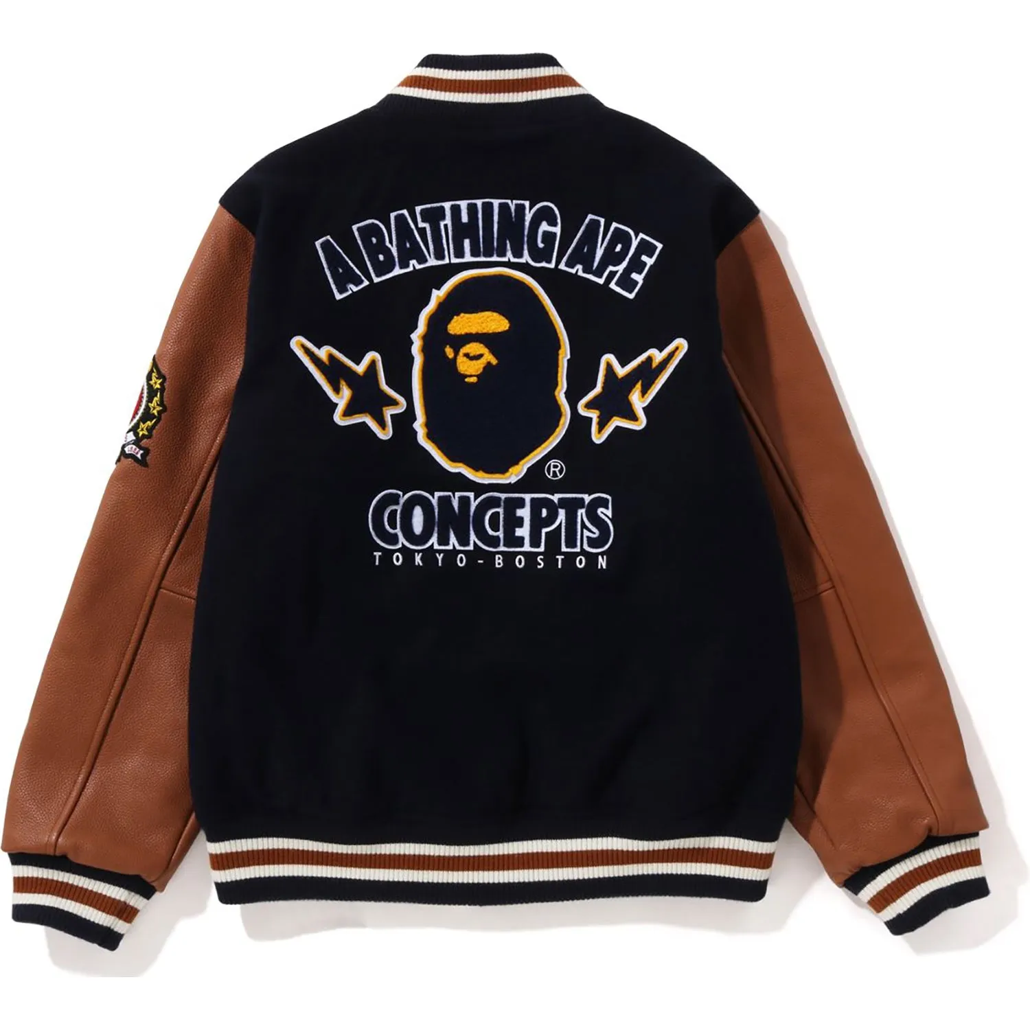 BAPE X CONCEPTS VARSITY JACKET MENS