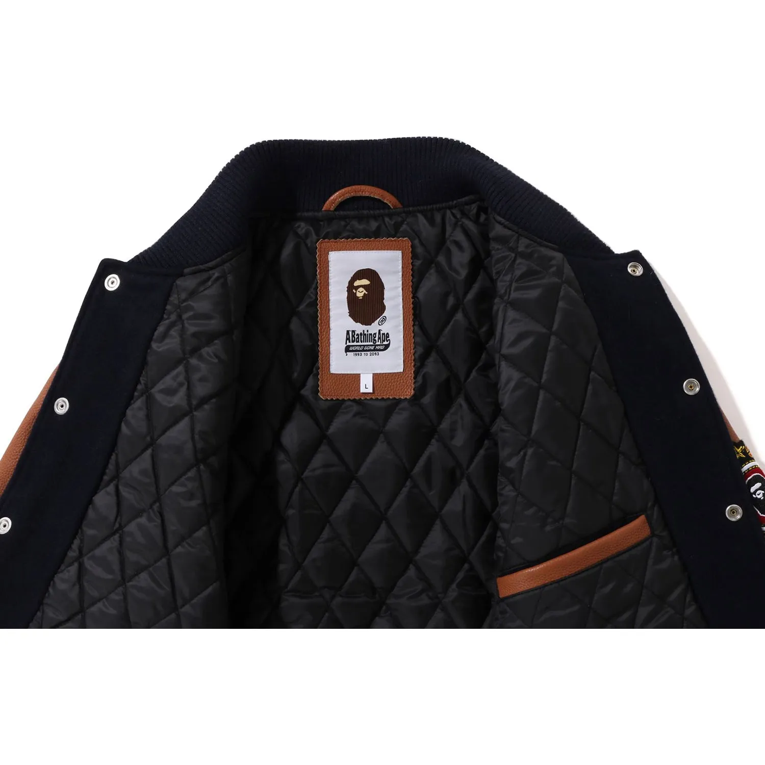 BAPE X CONCEPTS VARSITY JACKET MENS