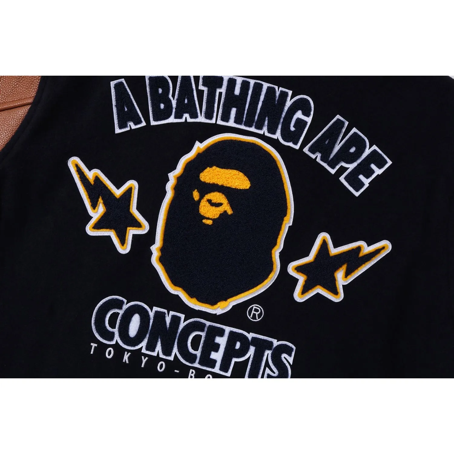 BAPE X CONCEPTS VARSITY JACKET MENS