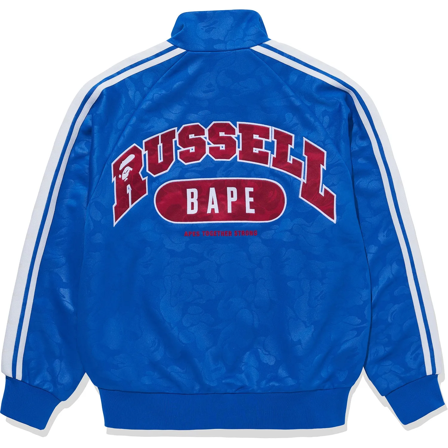 BAPE X RUSSELL TRACK JACKET MENS