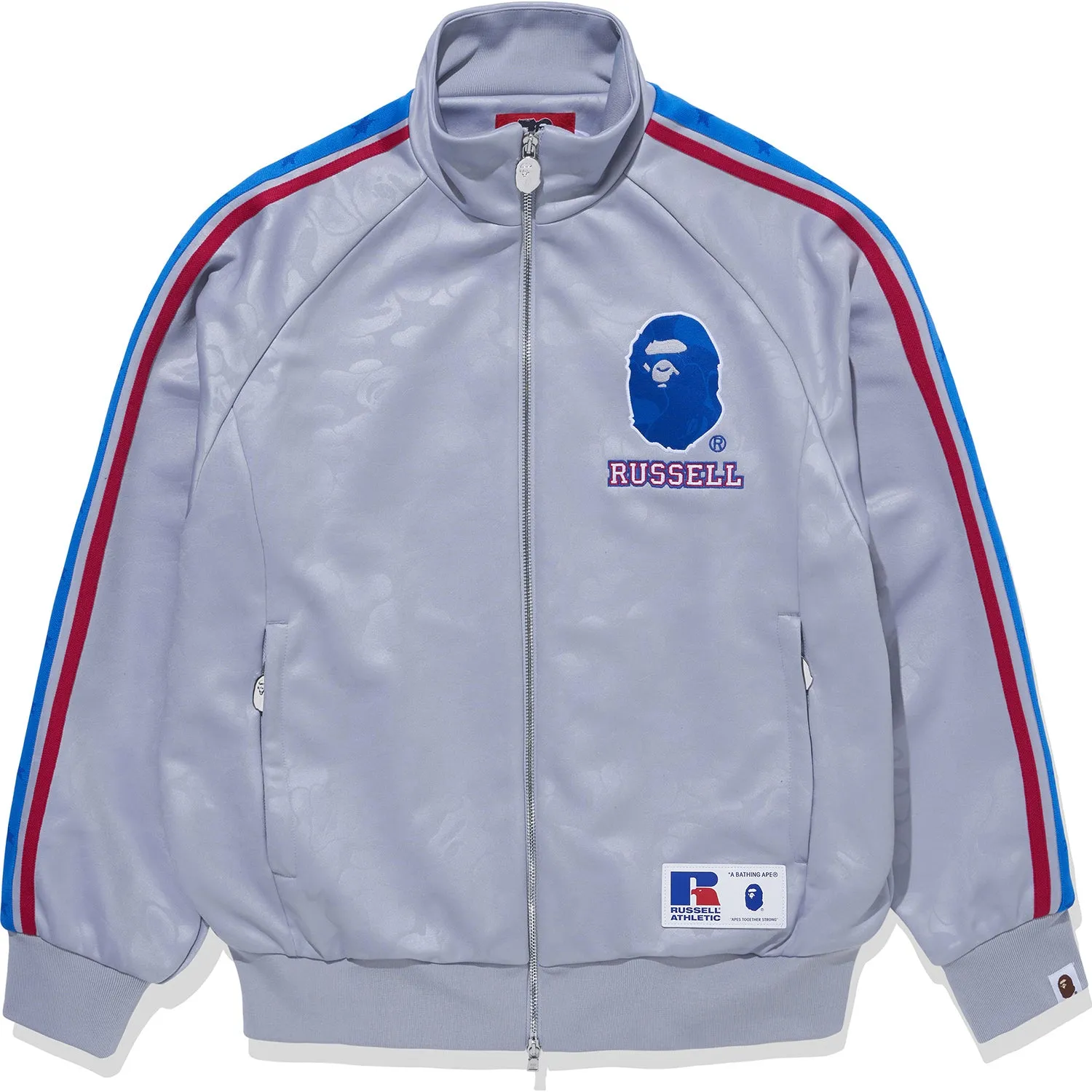 BAPE X RUSSELL TRACK JACKET MENS