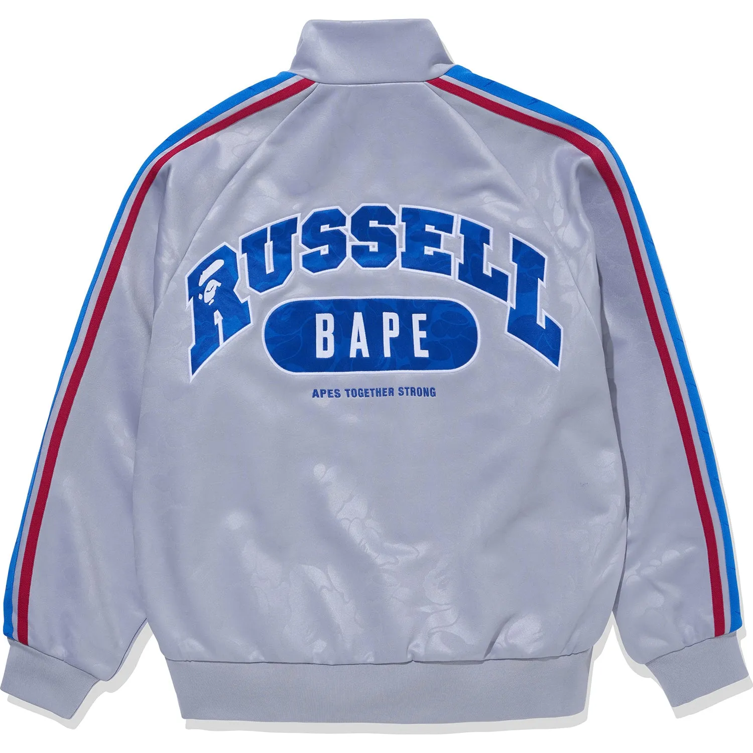 BAPE X RUSSELL TRACK JACKET MENS