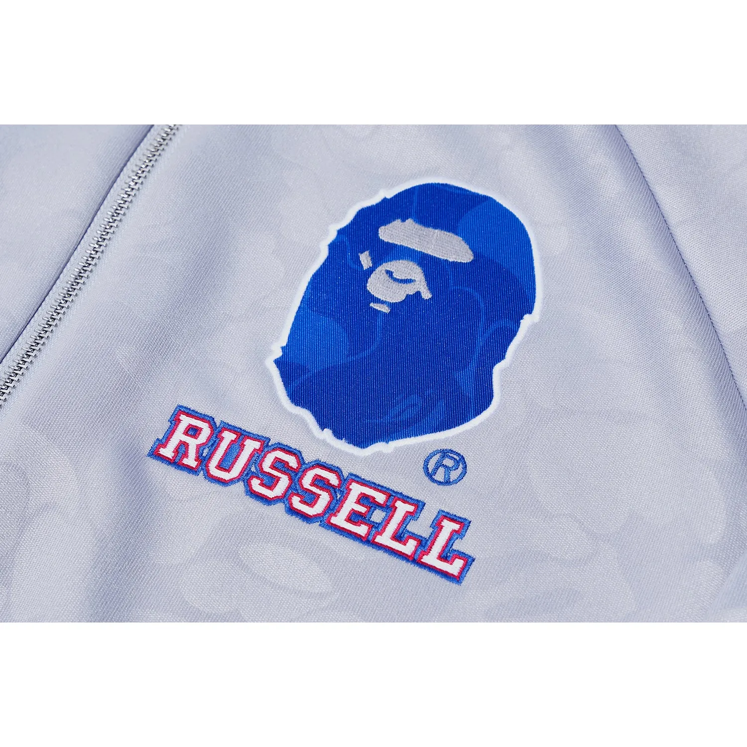 BAPE X RUSSELL TRACK JACKET MENS