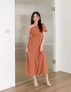 Becca Dress in Rust