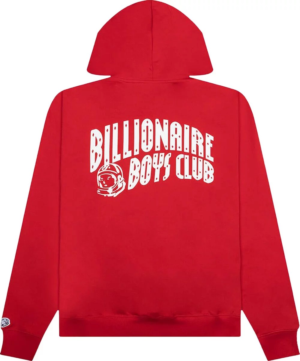 Billionaire Boys Club BB Helmet Zip Men's Hoodie Red