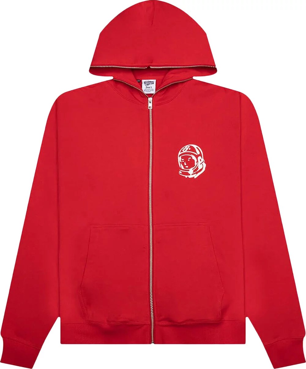 Billionaire Boys Club BB Helmet Zip Men's Hoodie Red