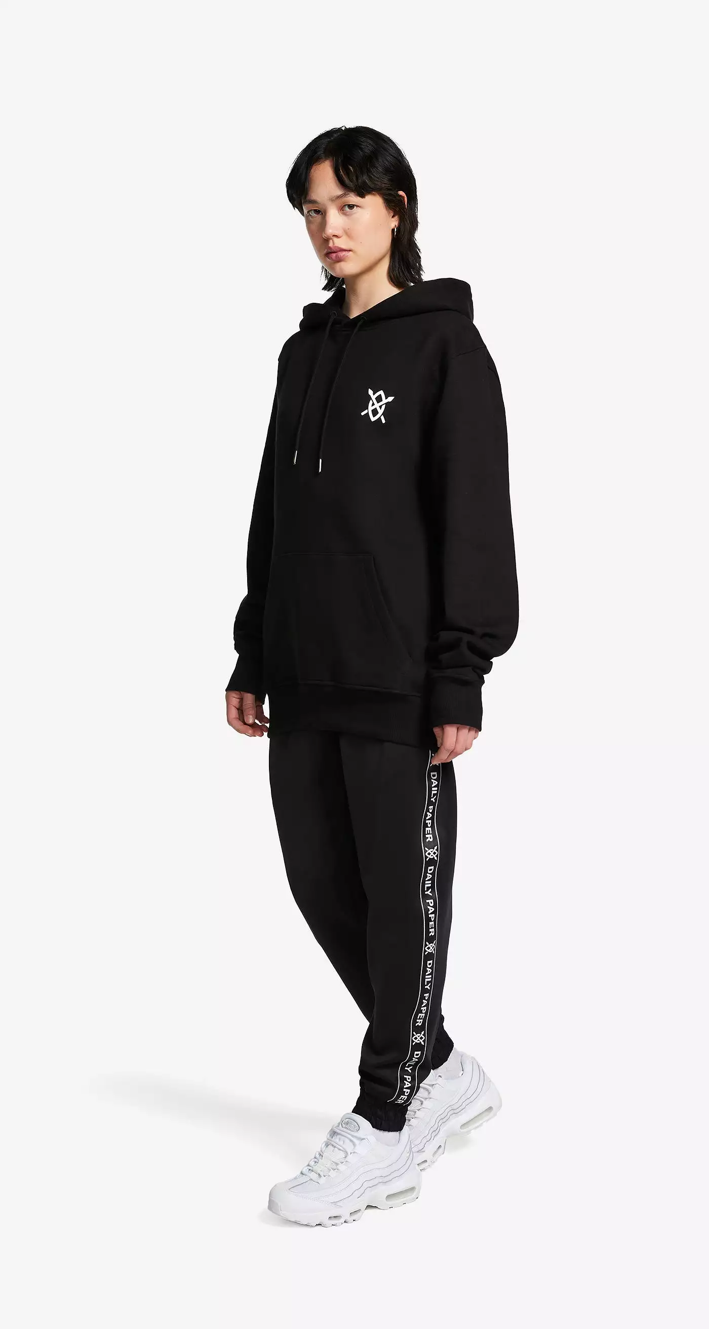 Black White London Flagship Store Hoody