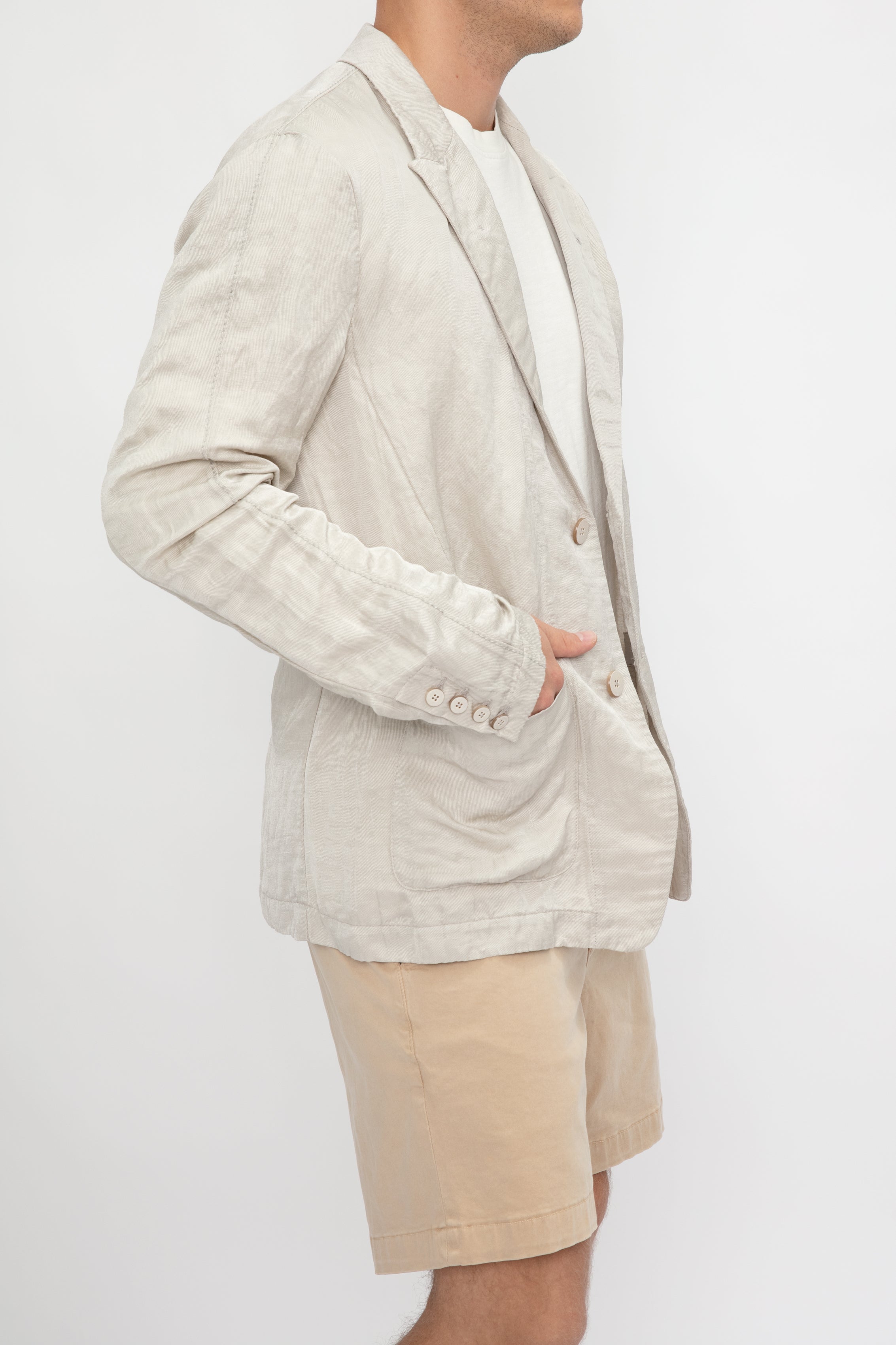 Blazer Jacket in Stone