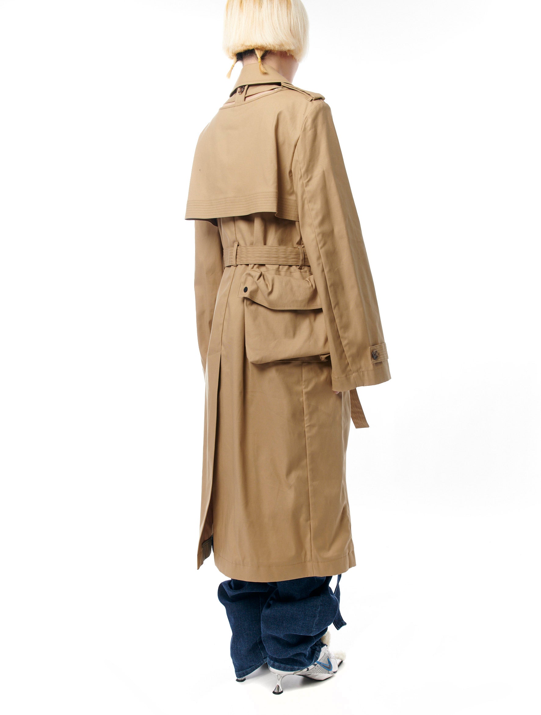 Botter Multi Pocket Dive Closure Trench Coat