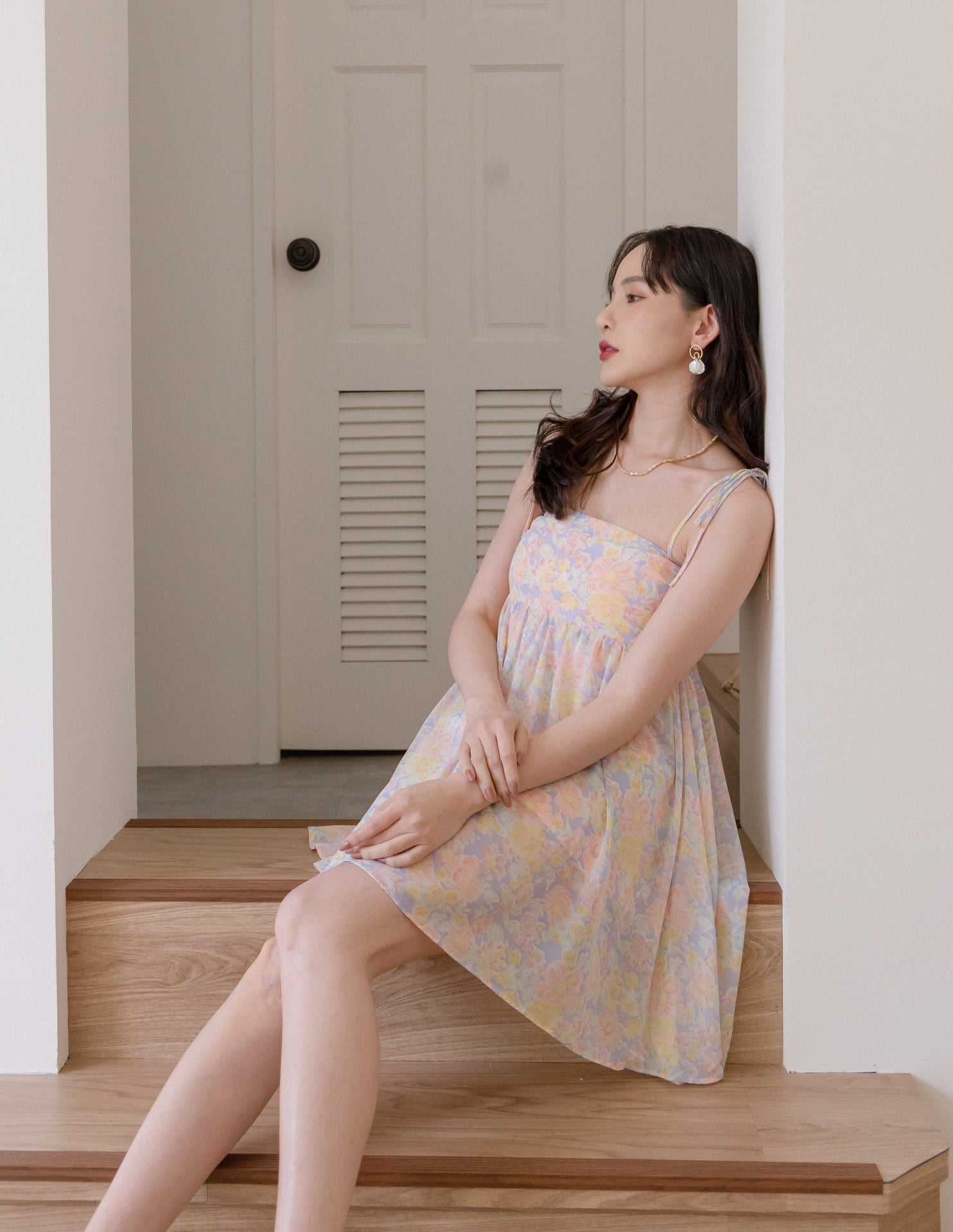 Bridget Dress in Pastel Bloom