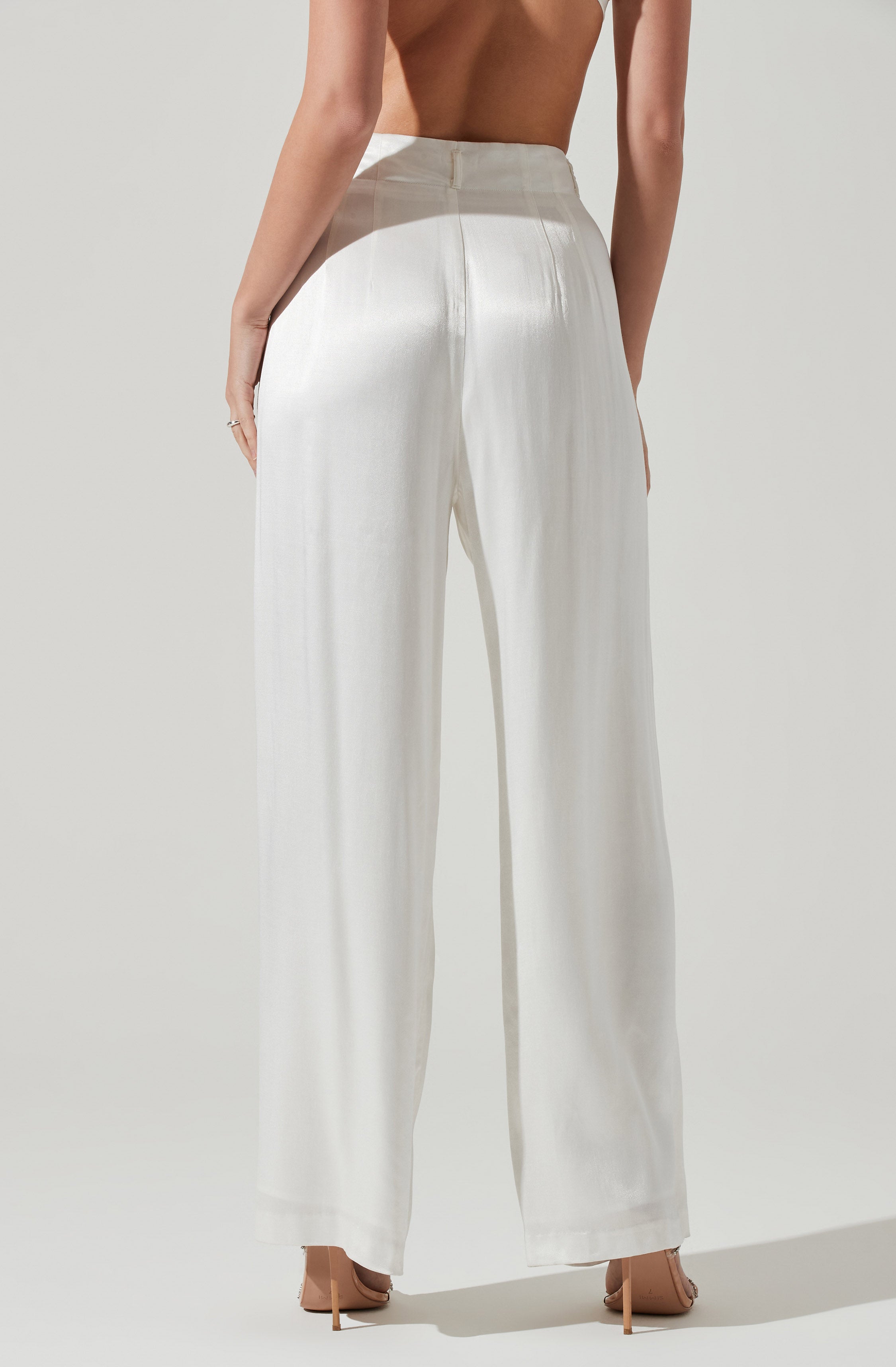 Brigitta Satin Wide Leg Pants