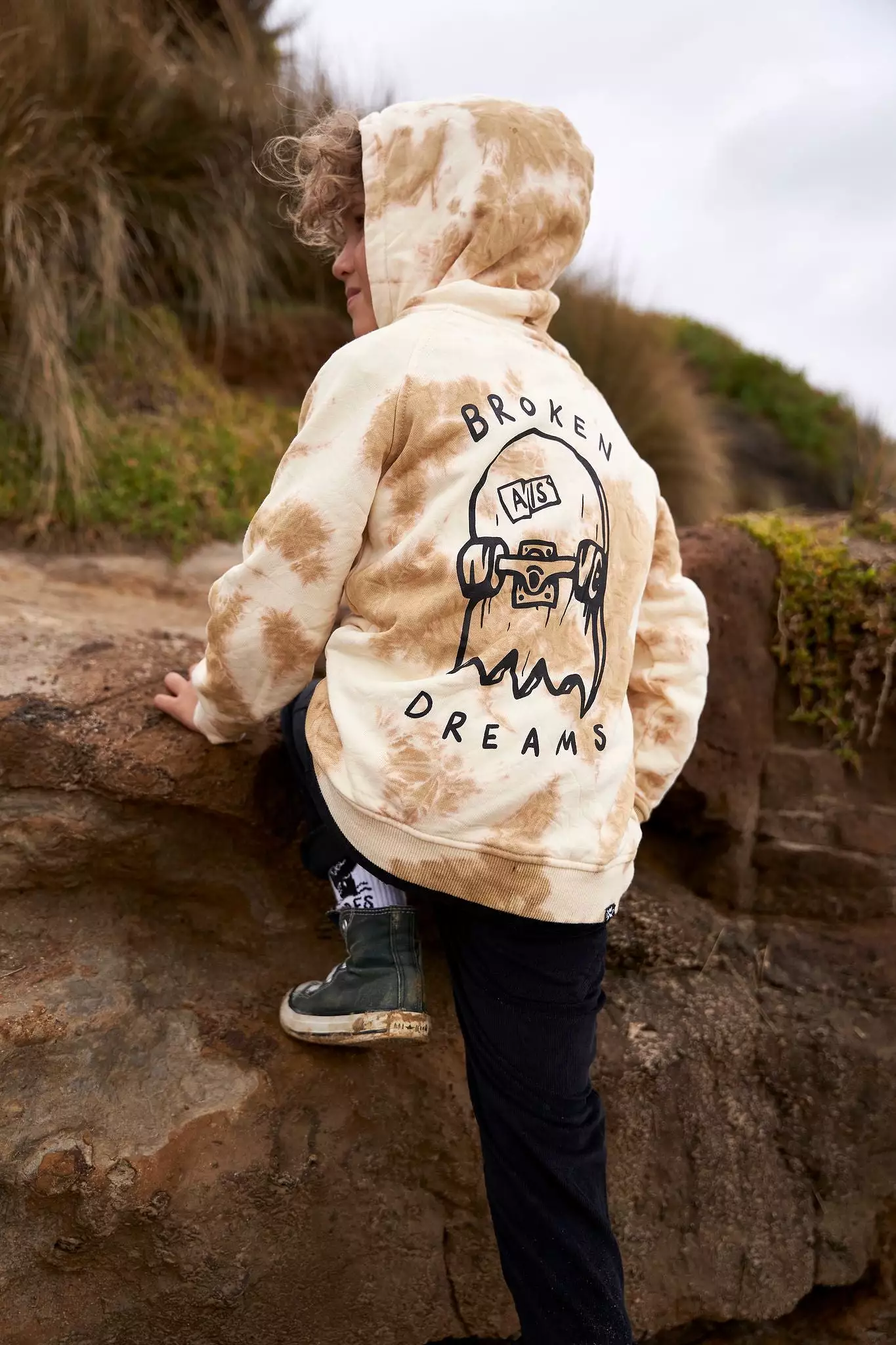 Broken Dreams Hoody Desert Tie Dye