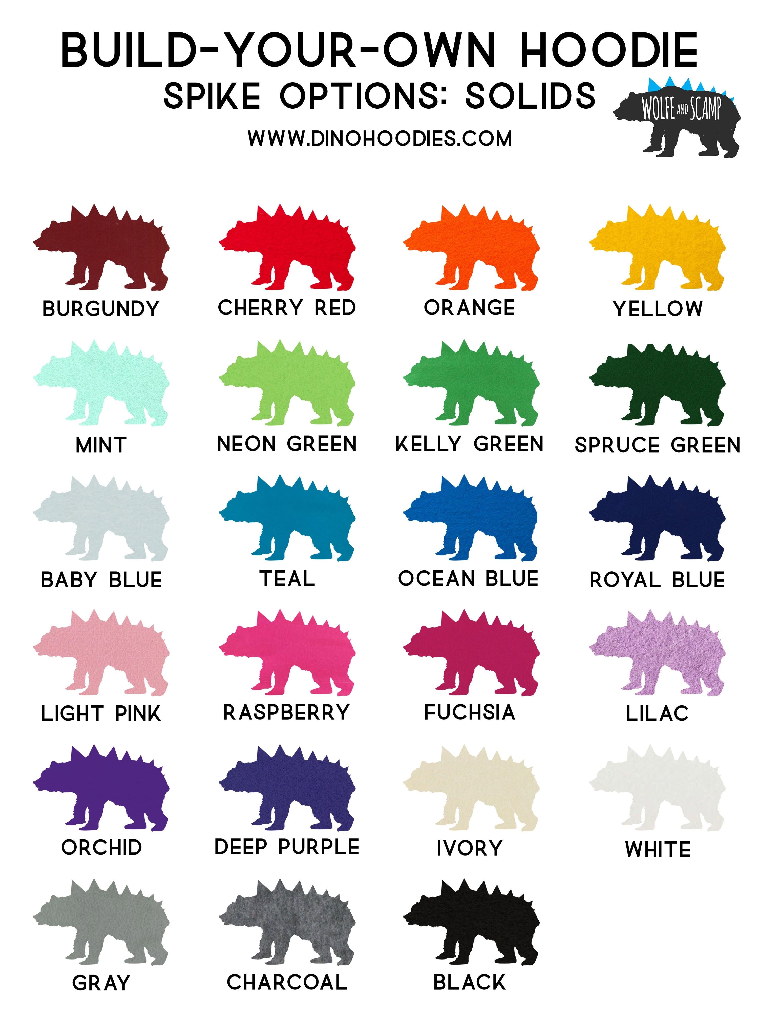 Build Your Own Baby Dinosaur Hoodie - Custom Dinosaur Hoodie for Infant