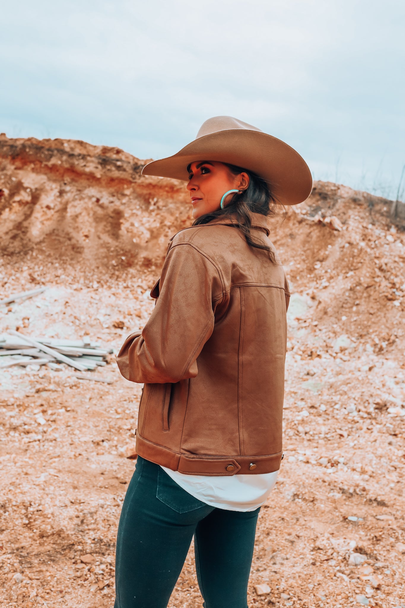 Camel Suede Jacket