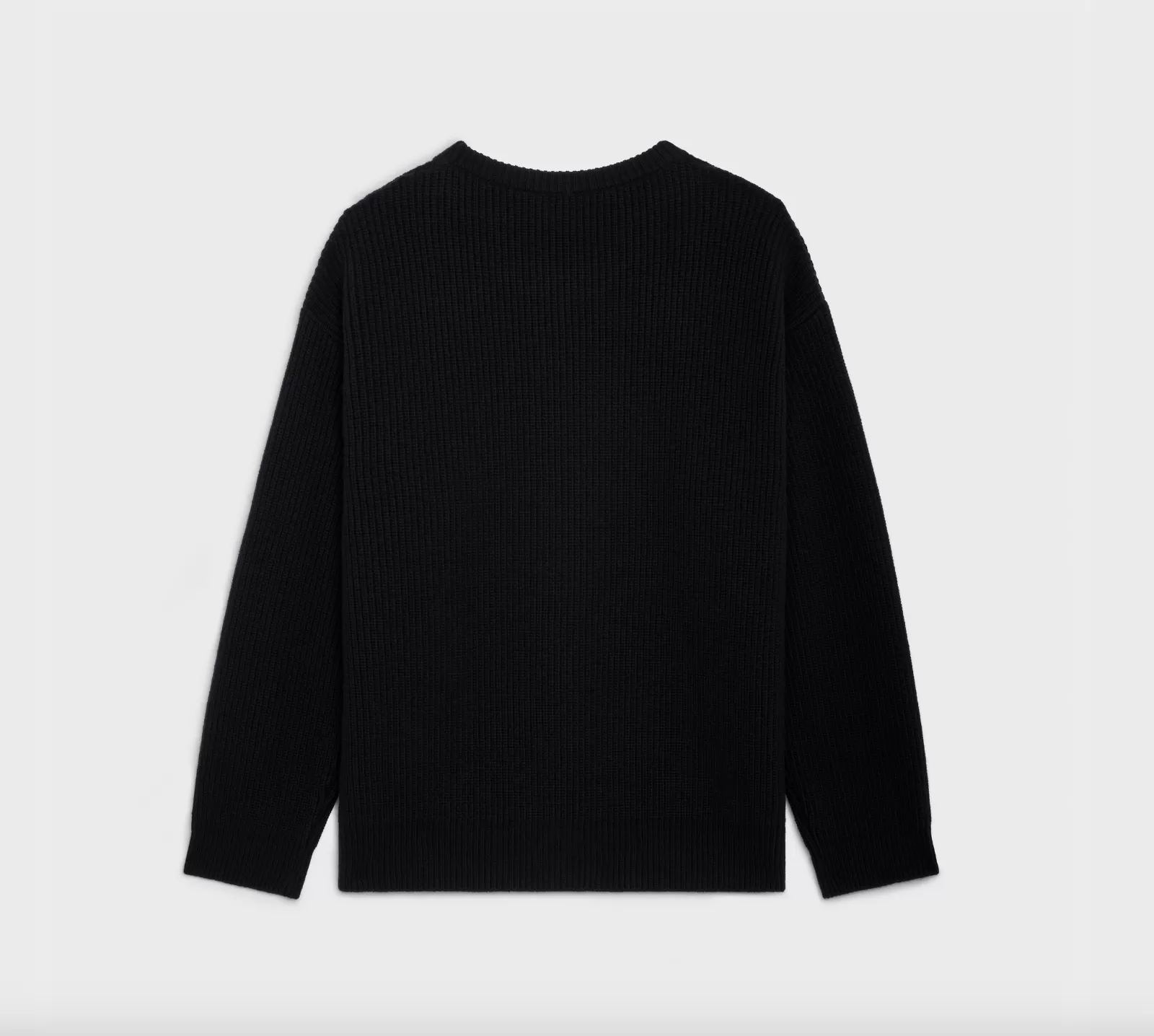 CELINE  |CELINE OVERSIZED SWEATER IN RIBBED WOOL  2A19R423P.38NO