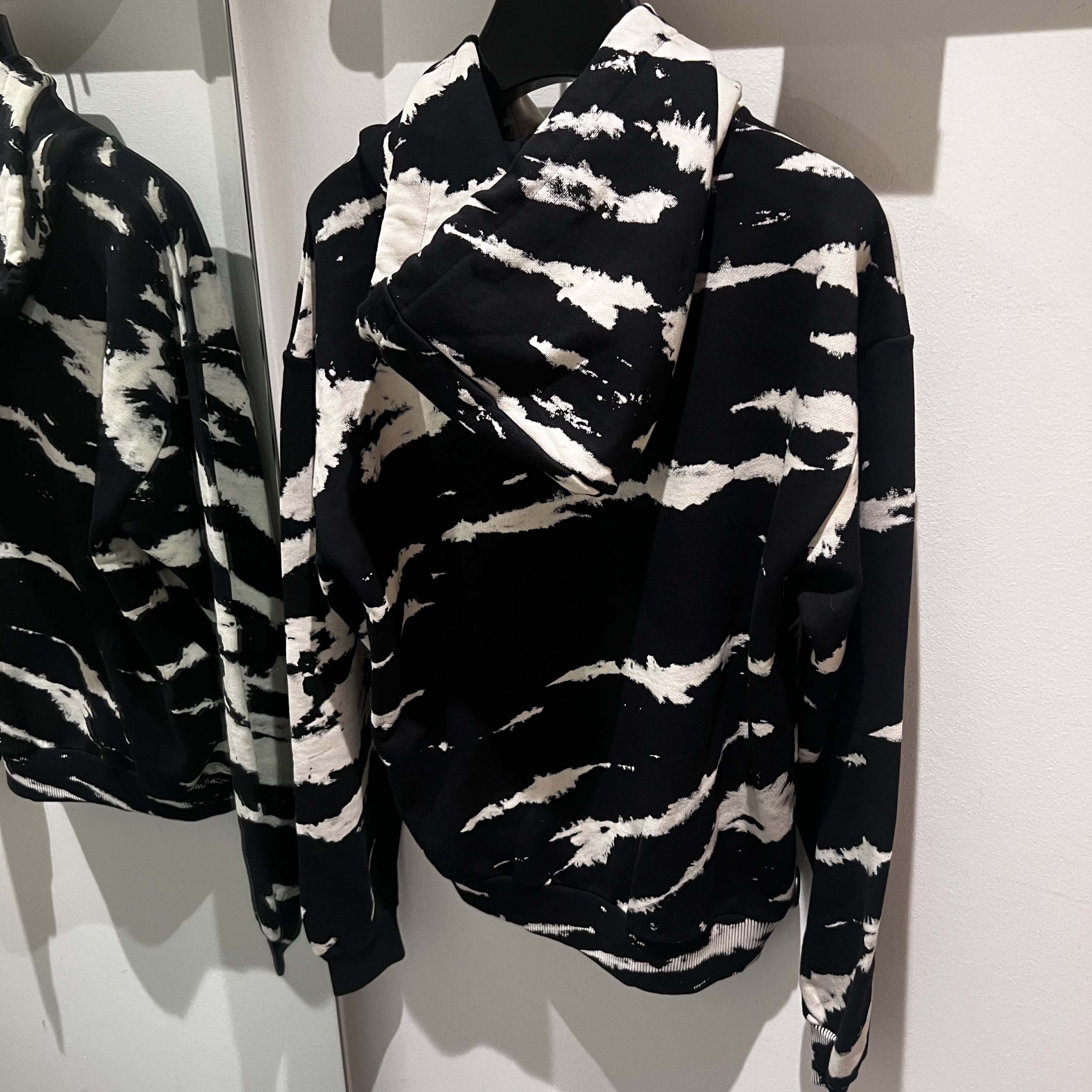 CELINE  |LOOSE TIE-DYE HOODIE IN JERSEY FLEECE