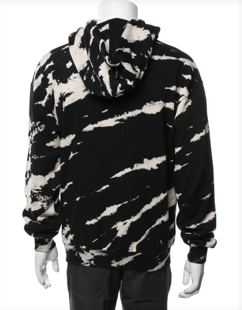 CELINE  |LOOSE TIE-DYE HOODIE IN JERSEY FLEECE