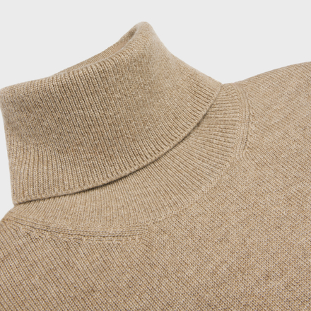 CELINE  |turtleneck sweater in scottish cashmere