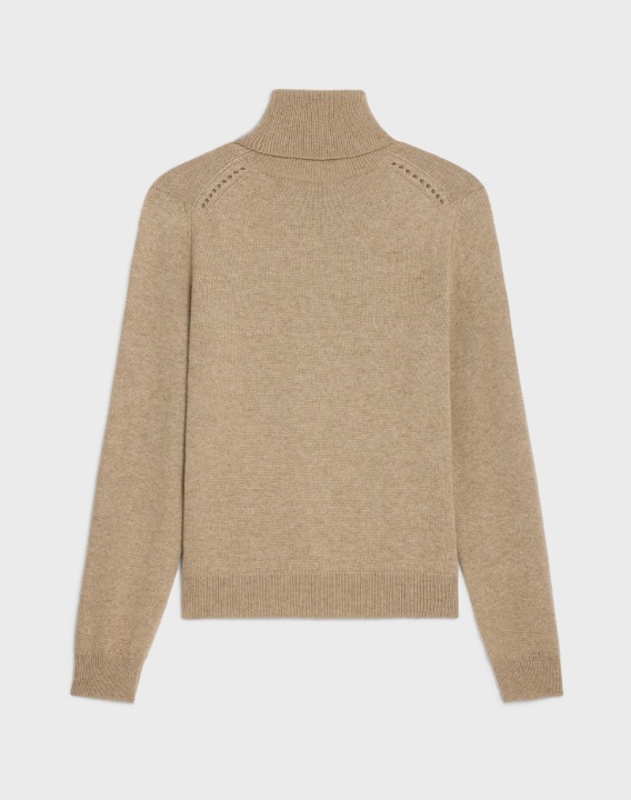 CELINE  |turtleneck sweater in scottish cashmere