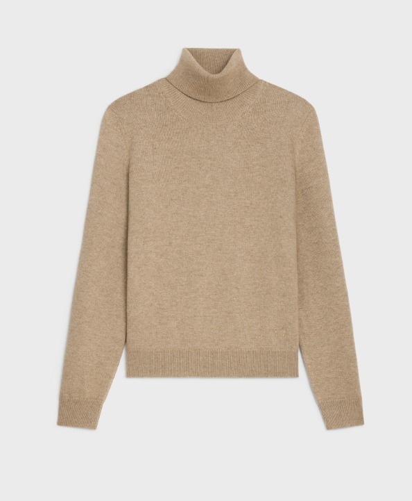 CELINE  |turtleneck sweater in scottish cashmere