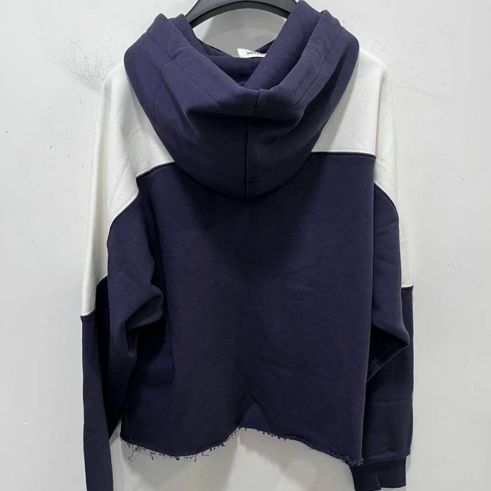 CELINE  |Two-tone Celine hoodie in cotton fleece