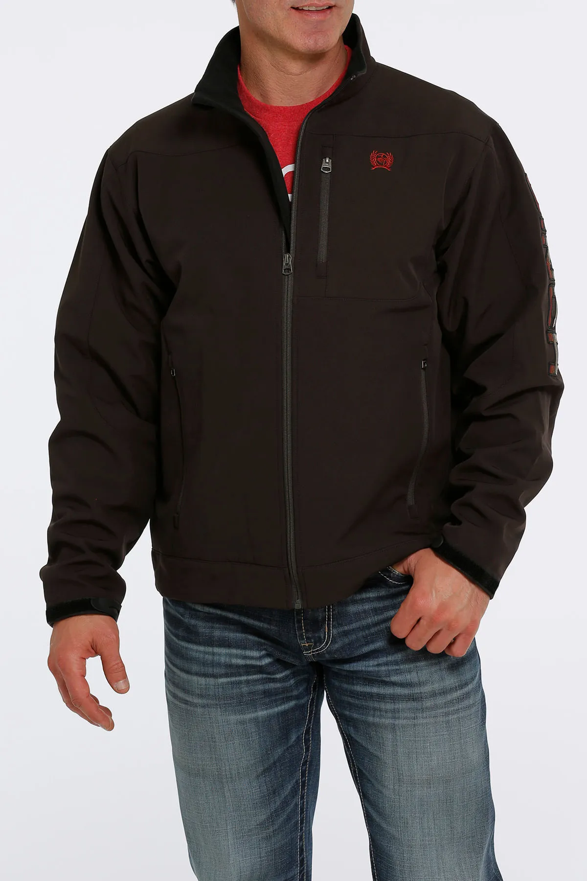 Cinch Mens Brown Lined Bonded Jacket