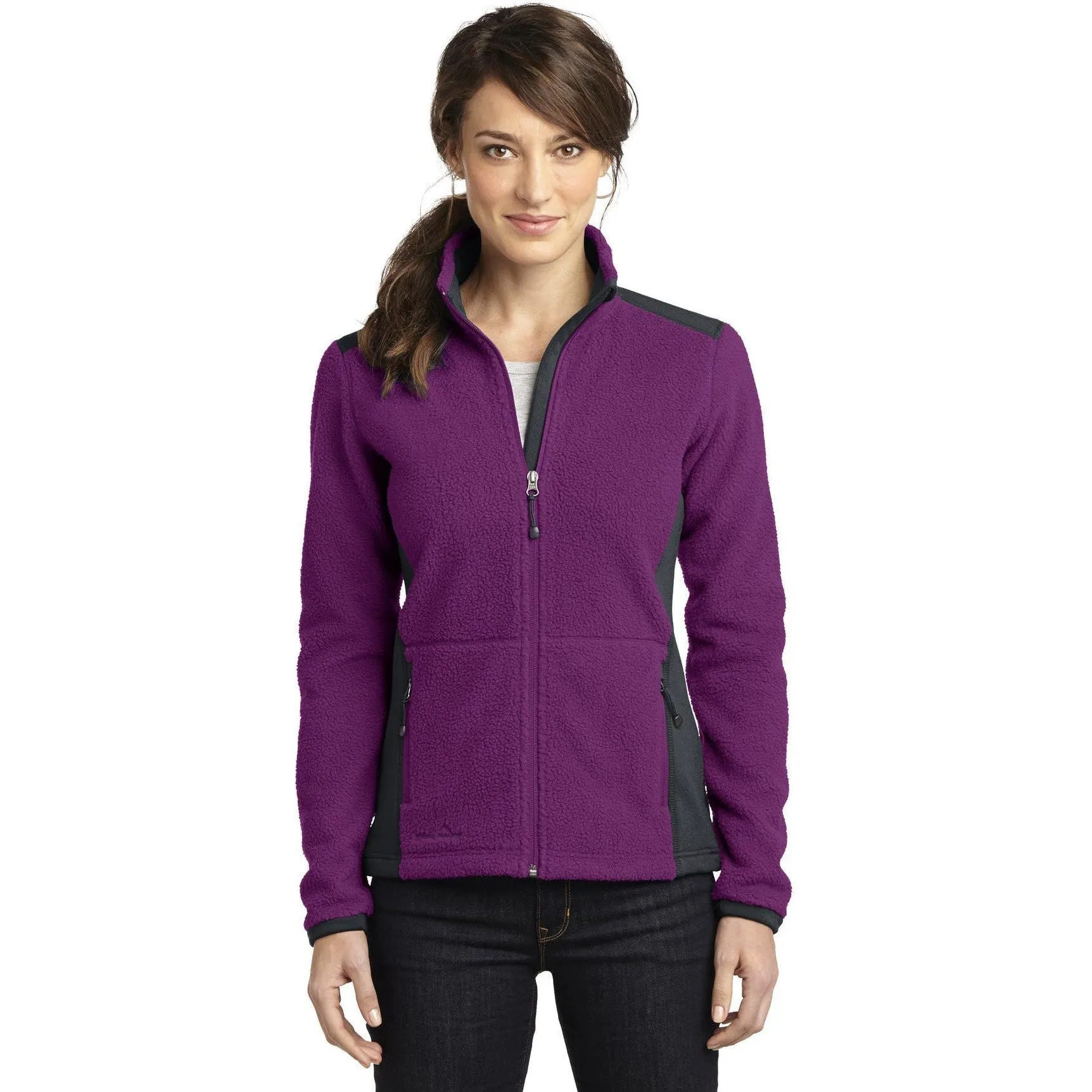 CLOSEOUT - Eddie Bauer Ladies Full-Zip Sherpa Fleece Jacket