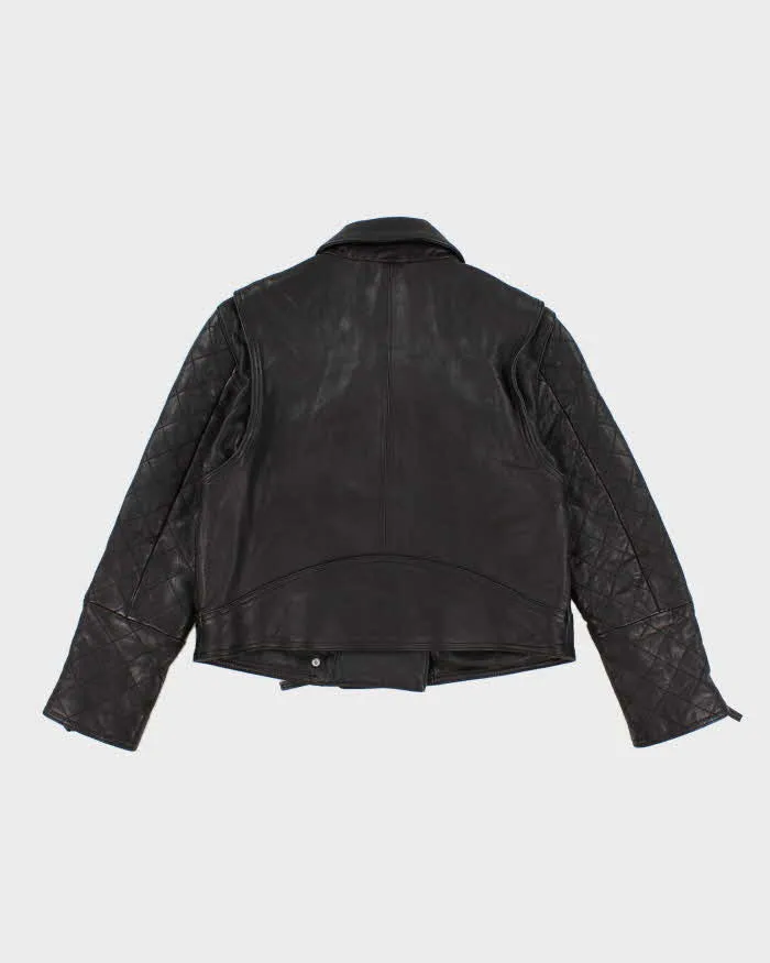 Club Monaco Leather Motorcycle Jacket - L