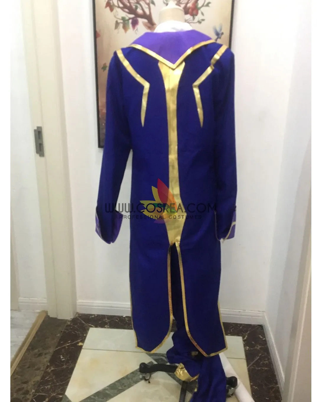 Code Geass R2 Zero Uniform Fabric Version Cosplay Costume