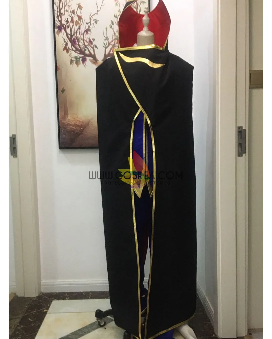 Code Geass R2 Zero Uniform Fabric Version Cosplay Costume