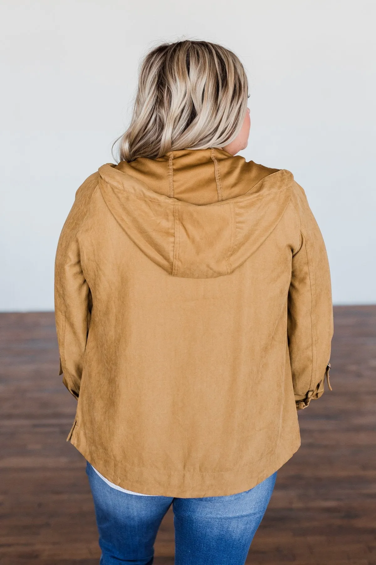 Comes To This Hooded Jacket- Camel