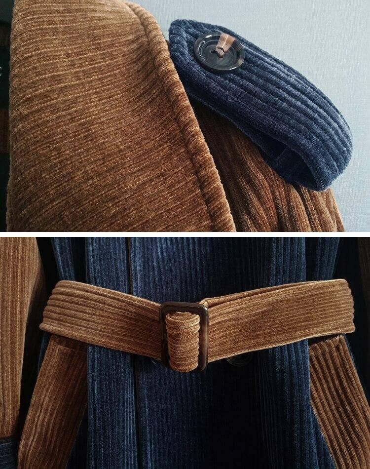 Corduroy Winter Coat For Men