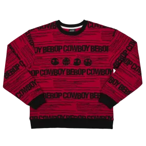 Cowboy Bebop Magenta Crew Neck Sweatshirt