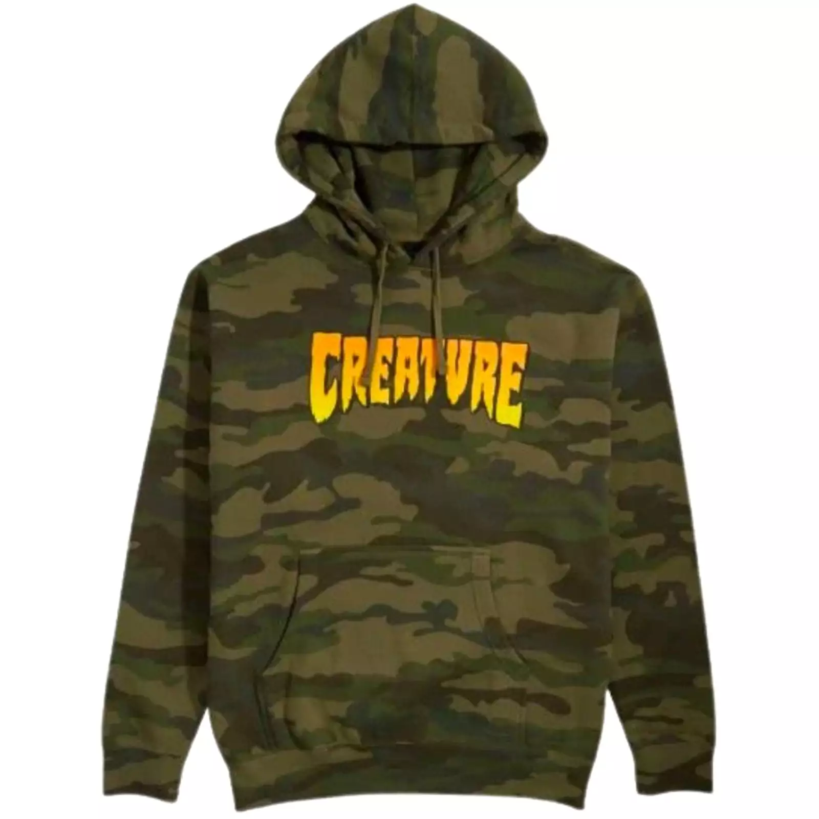 Creature Logo Heavyweight Men's Hoody Pullover Sweatshirts (Refurbished, Without Tags)