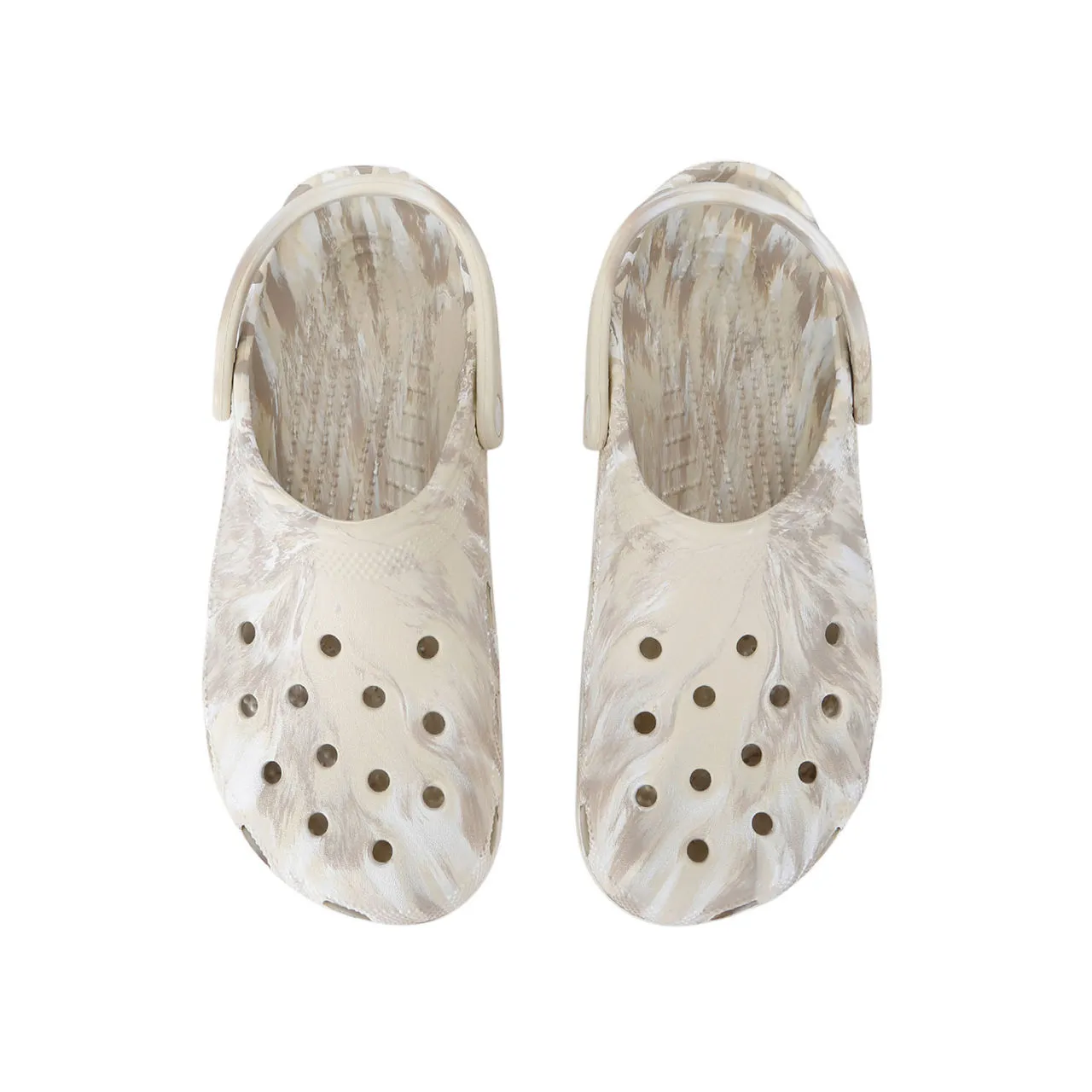 CROCS Marble Comfort Clogs - White