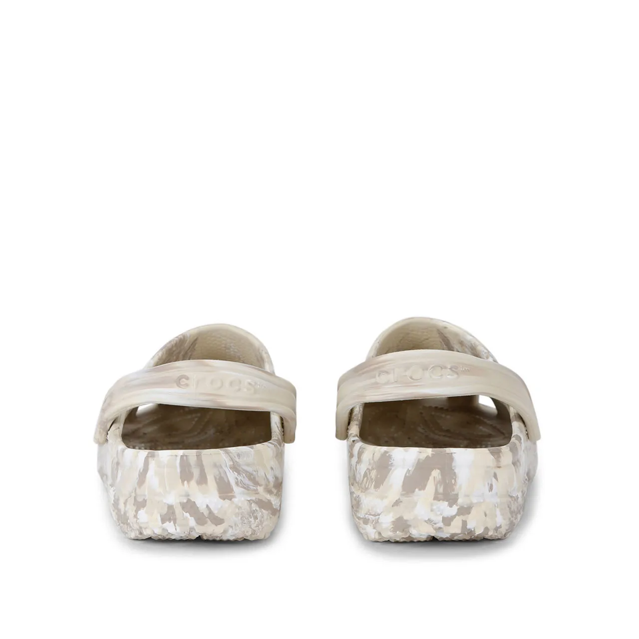 CROCS Marble Comfort Clogs - White